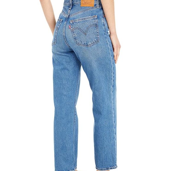 NEW LEVIS PREMIUM RIBCAGE STRAIGHT ANKLE JEANS, W27xL29 - Picture 2 of 10